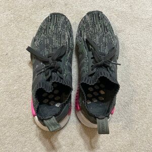 adidas Black and Pink Athletic Shoes
